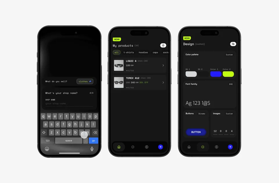Hexa — Shop Creator · #11